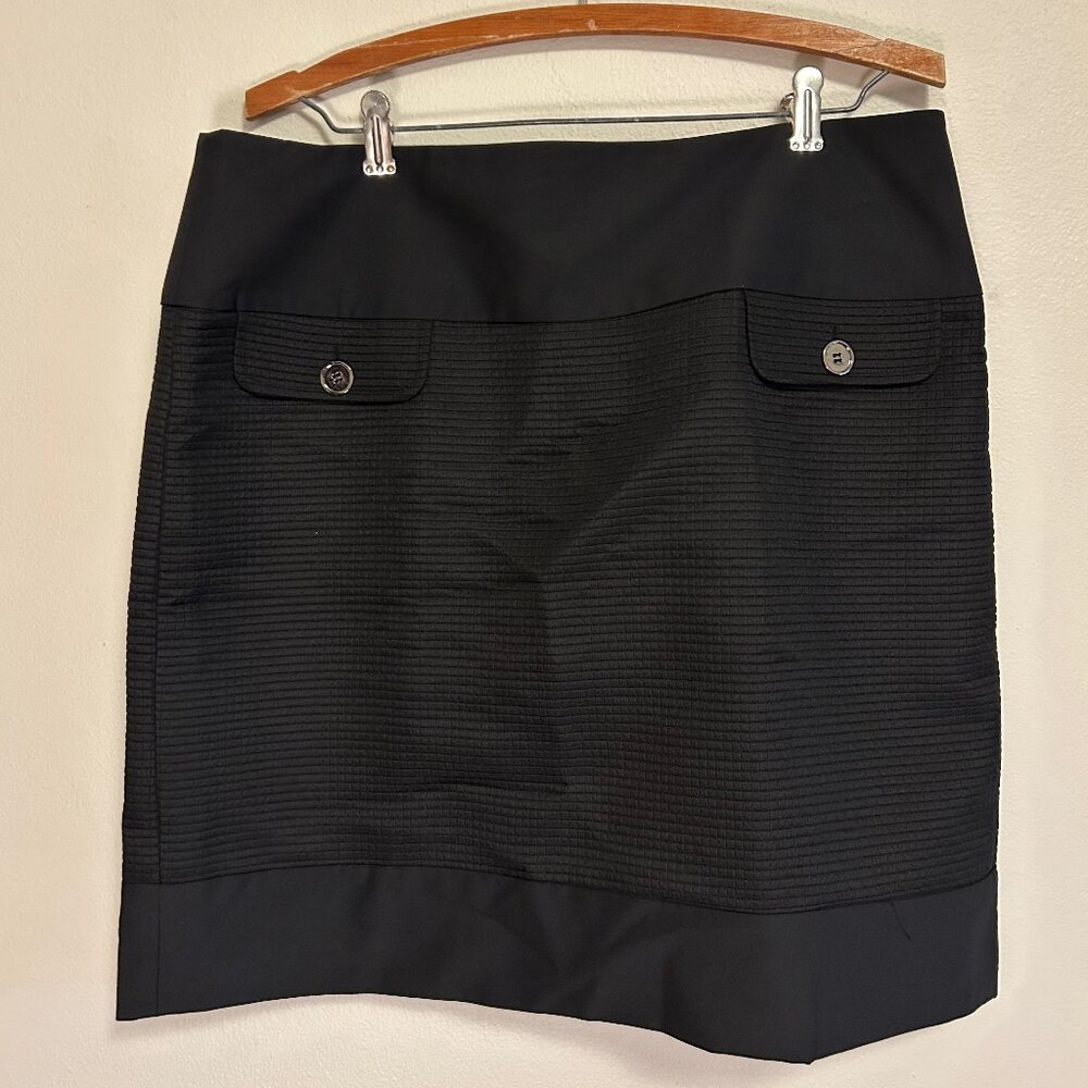 Chelsea and Theodore Black Mini Skirt, 12